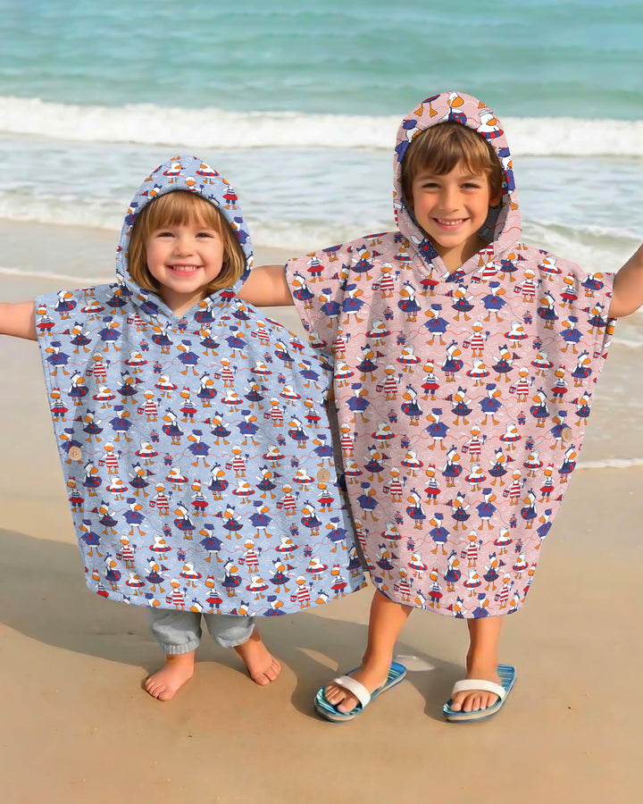 Freedom Floaties Family Matching Bamboo Swim Poncho
