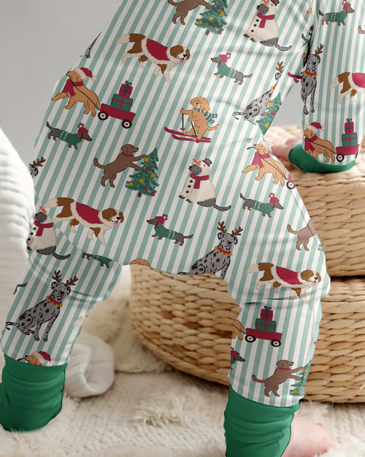 Christmas Pups & Holiday Adventures Bamboo Convertible Zippy
