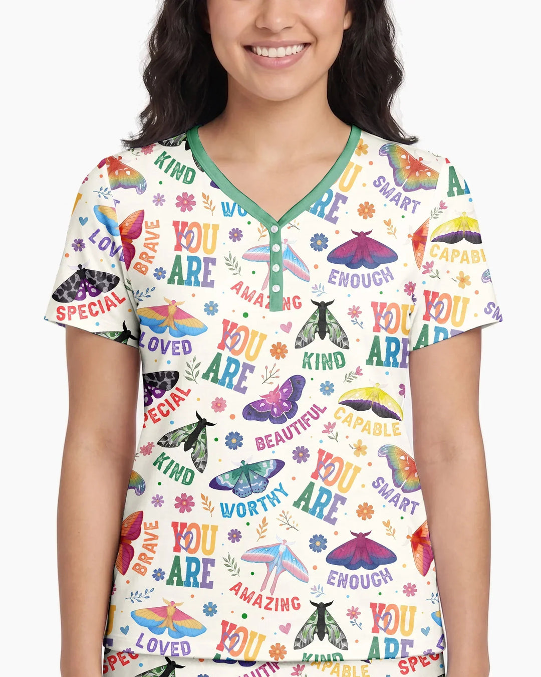 Proud Wings Family Matching Bamboo Women Short Sleeve Short Pajama Set