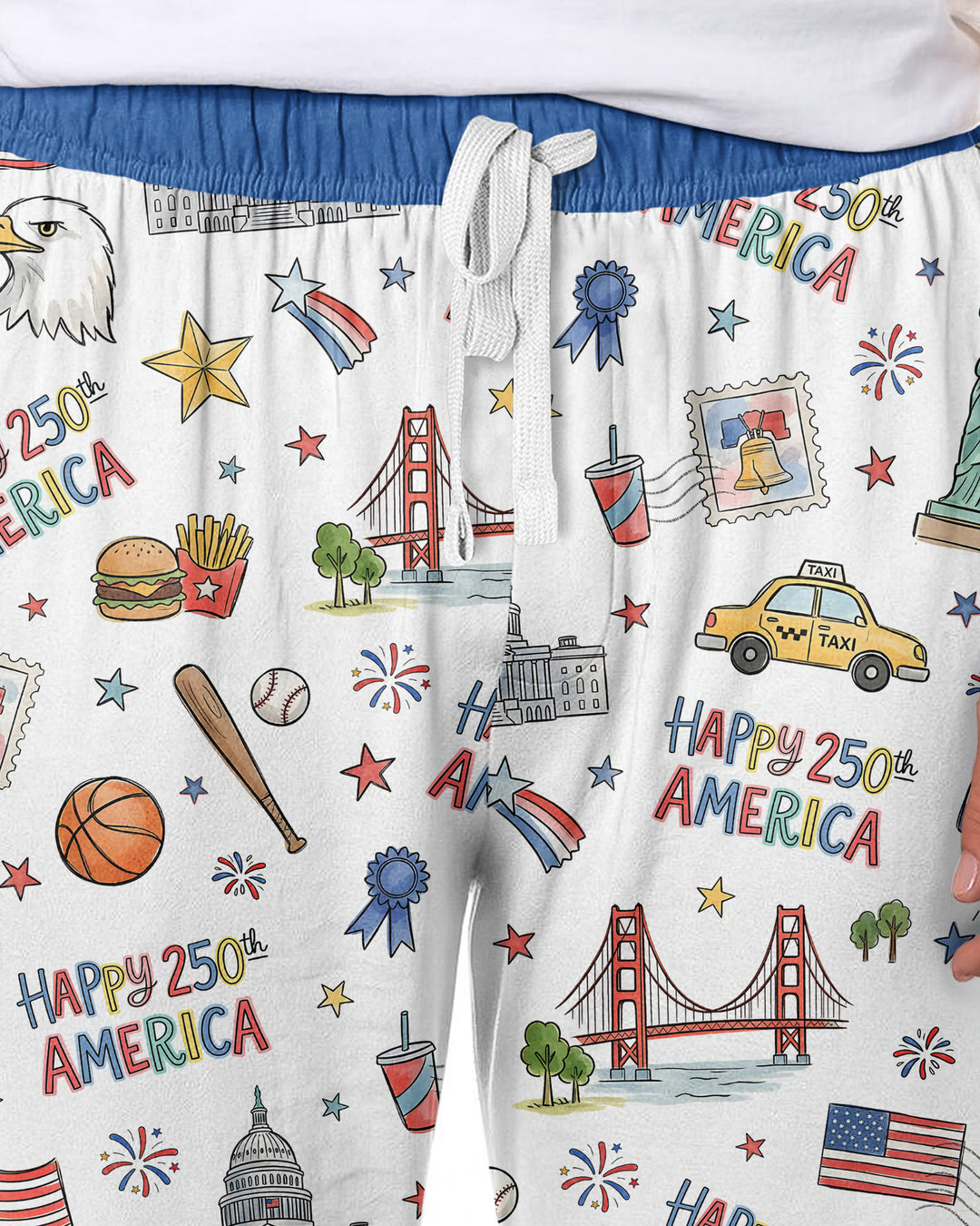 America 250 Celebration Bamboo Men's Pajama Set