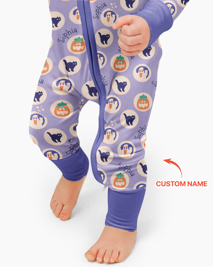 Boo Crew Custom Name Bamboo Convertible Zippy