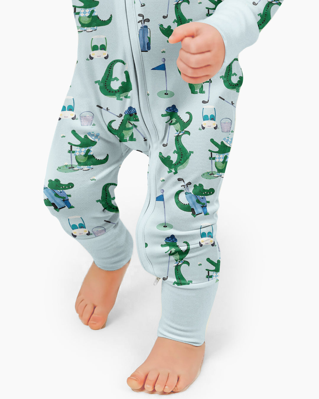 Golfing Gators Bamboo Convertible Zippy