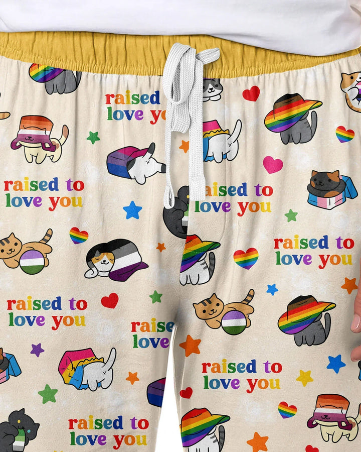 Rainbow Paws Family Matching Bamboo Men's Pajama Set