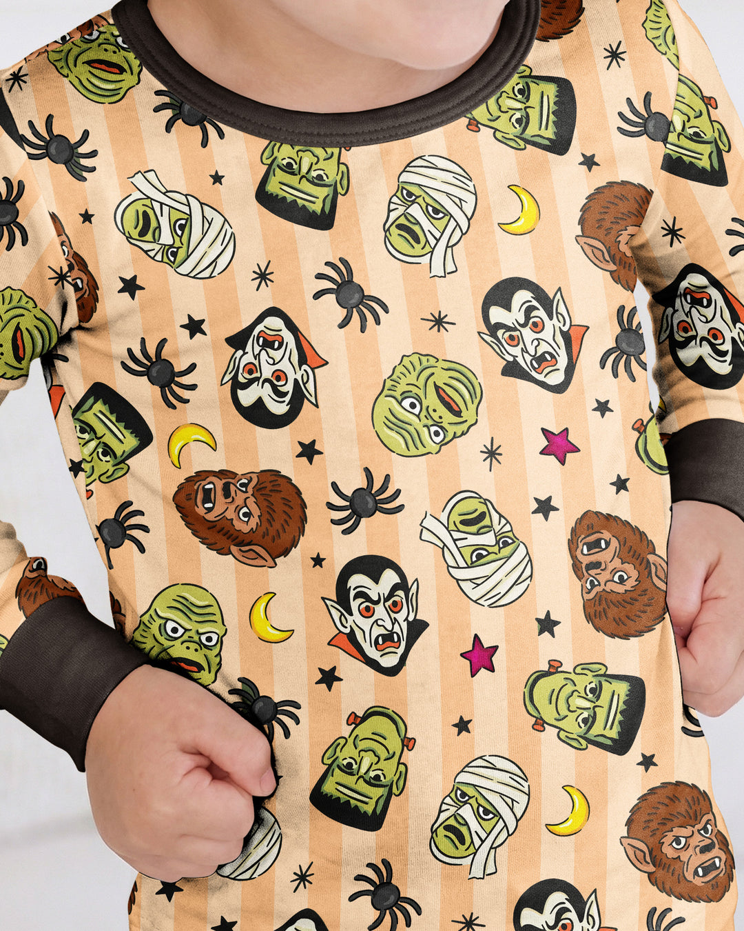Template Bamboo Two Piece Long Sleeve Pyjamas Set