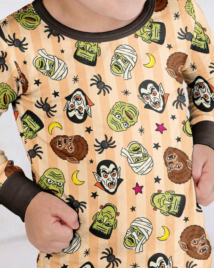 Template Bamboo Two Piece Long Sleeve Pyjamas Set
