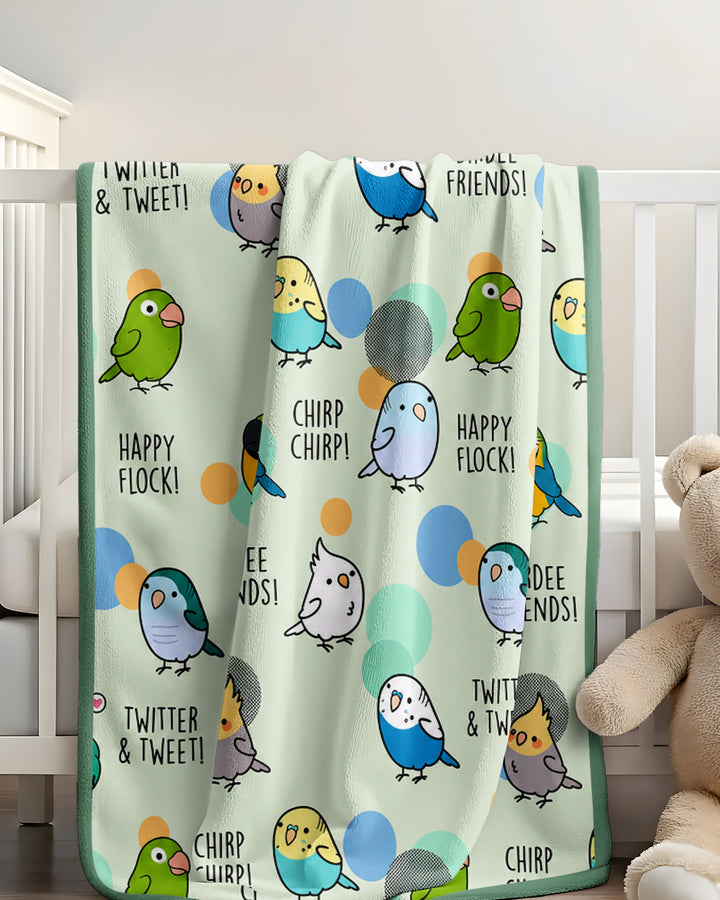 Happy Flock Bamboo Blanket