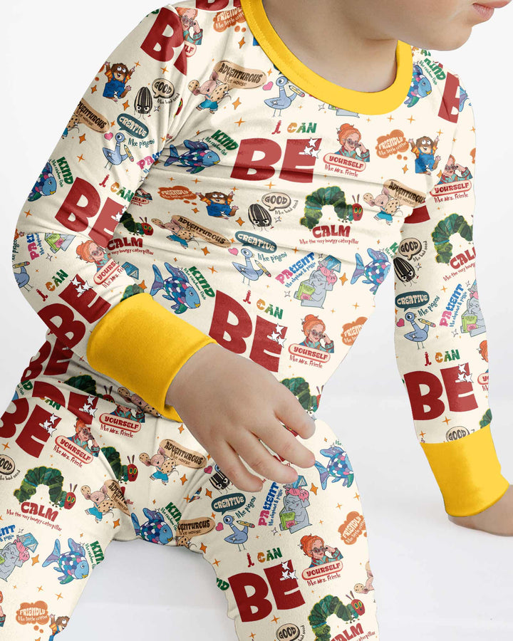I Can Be Bamboo Two Piece Long Sleeve Pajama Set