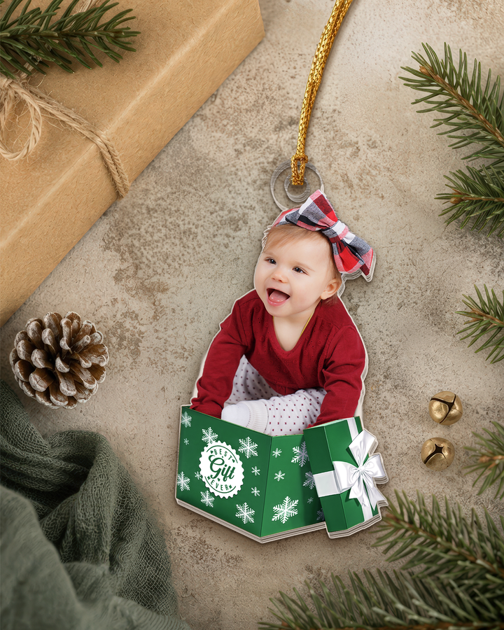 Best Gift Ever- Photo Upload Acrylic Ornament