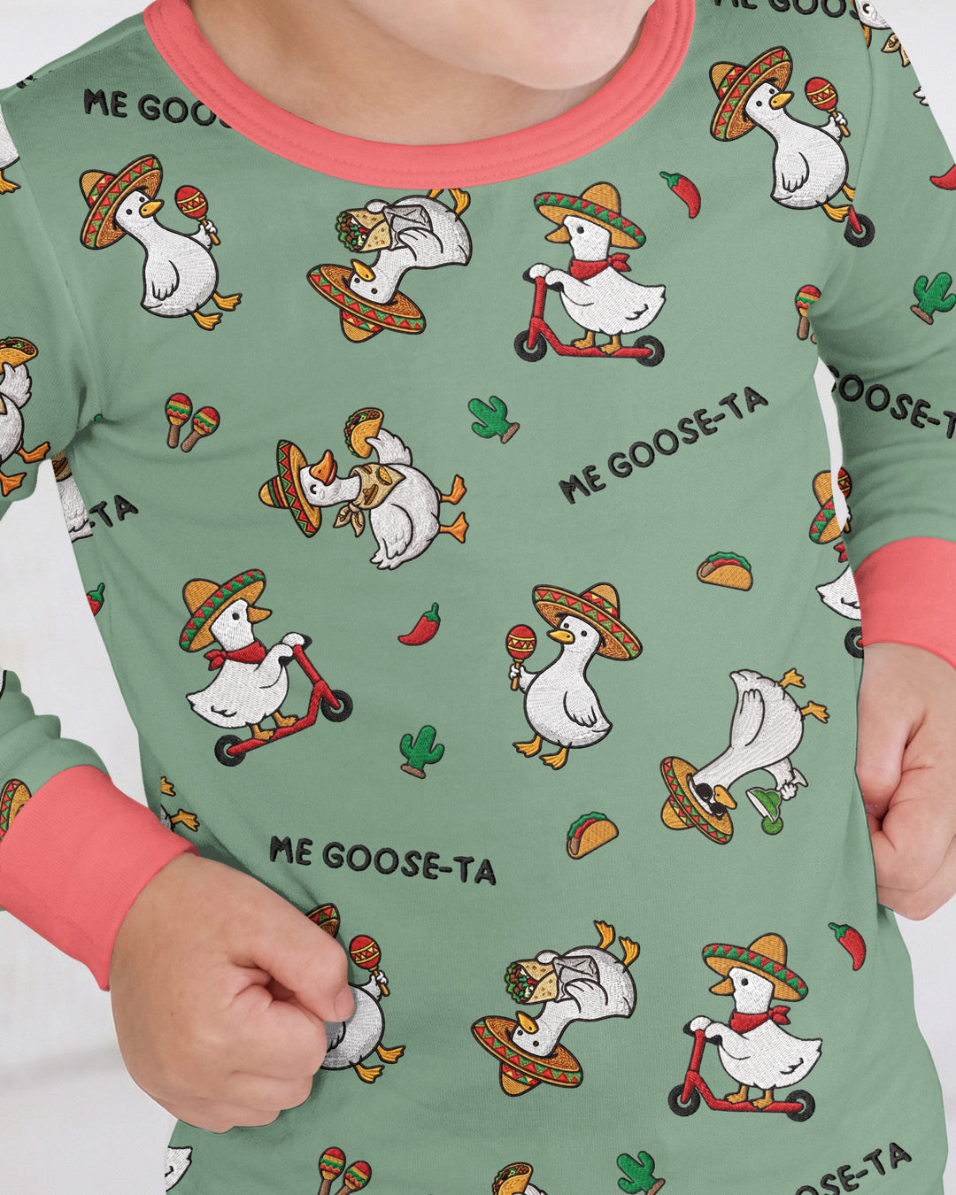 Me-Goose-Ta Bamboo Two Piece Long Sleeve Pajama Set