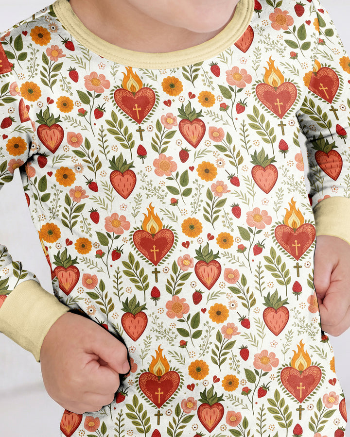 Sacred Blooms Bamboo Two Piece Long Sleeve Pajama Set