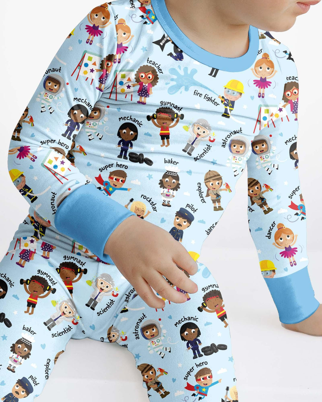When I Grow Up Bamboo Two Piece Long Sleeve Pajama Set