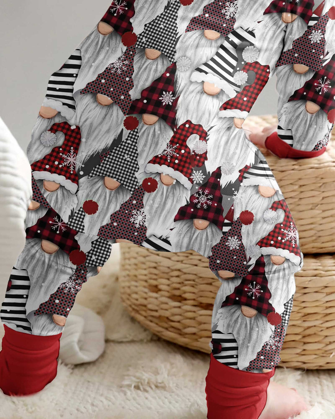 Christmas Gnome Bamboo Convertible Zippy