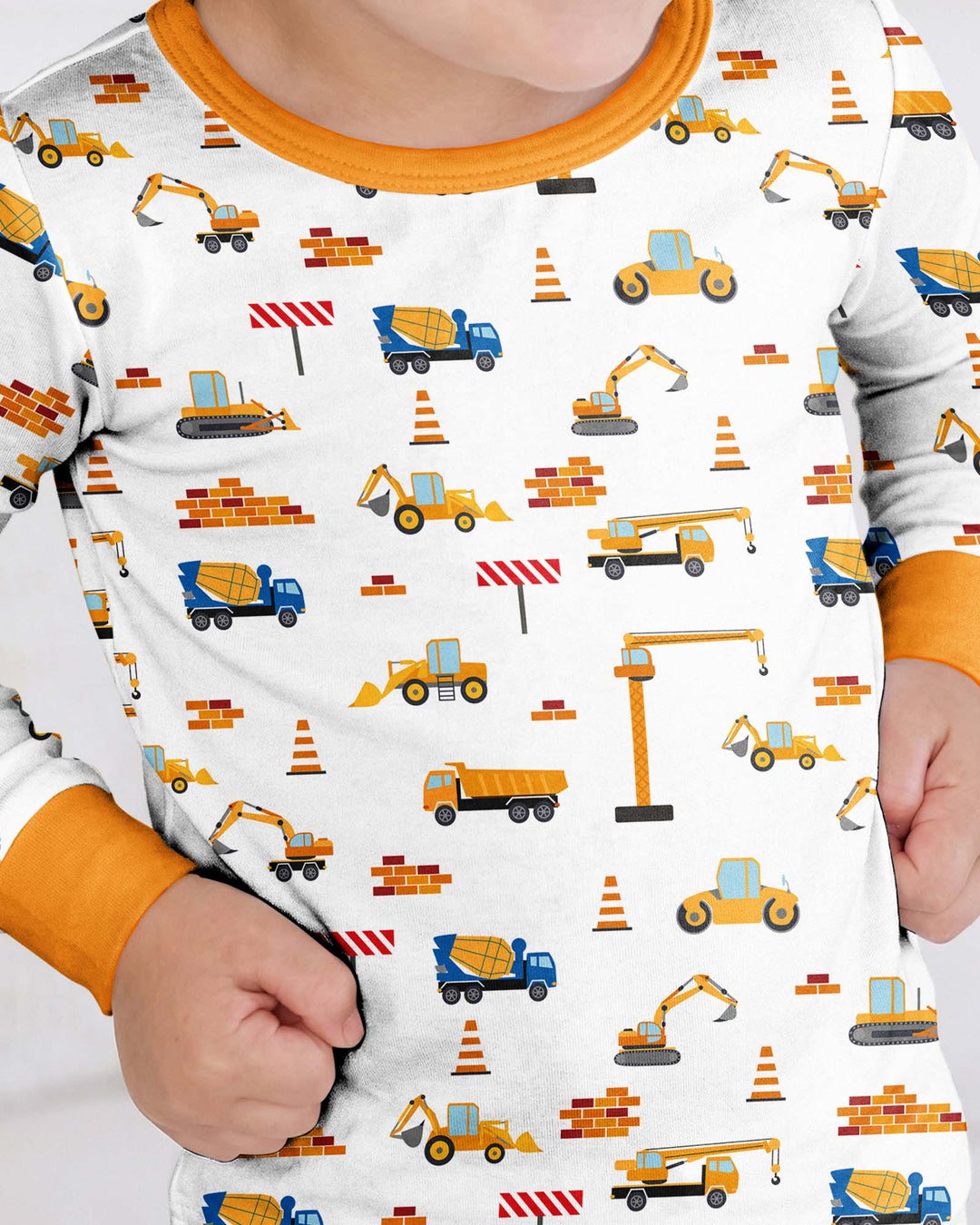 Construction Bamboo Two Piece Pyjamas Set
