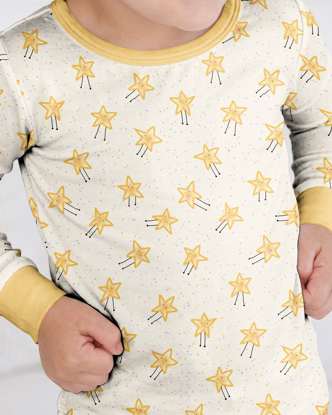 Template Bamboo Two Piece Long Sleeve Pyjamas Set