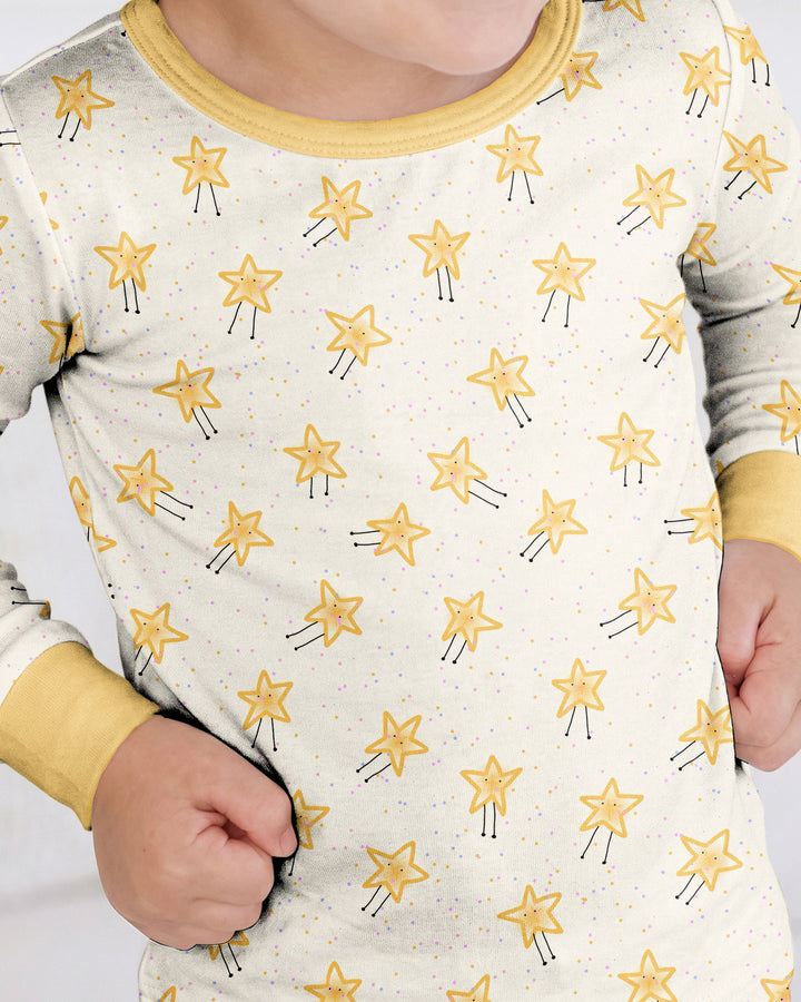 Template Bamboo Two Piece Long Sleeve Pyjamas Set