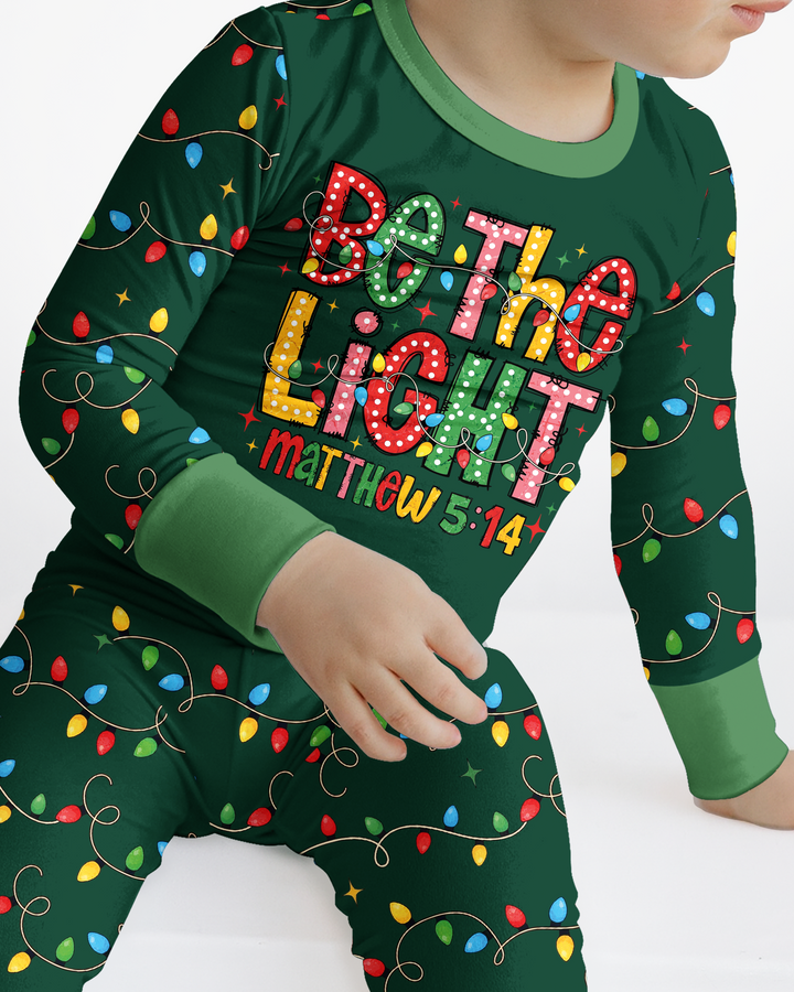 Be The Light Bamboo Two Piece Long Sleeve Pajama Set