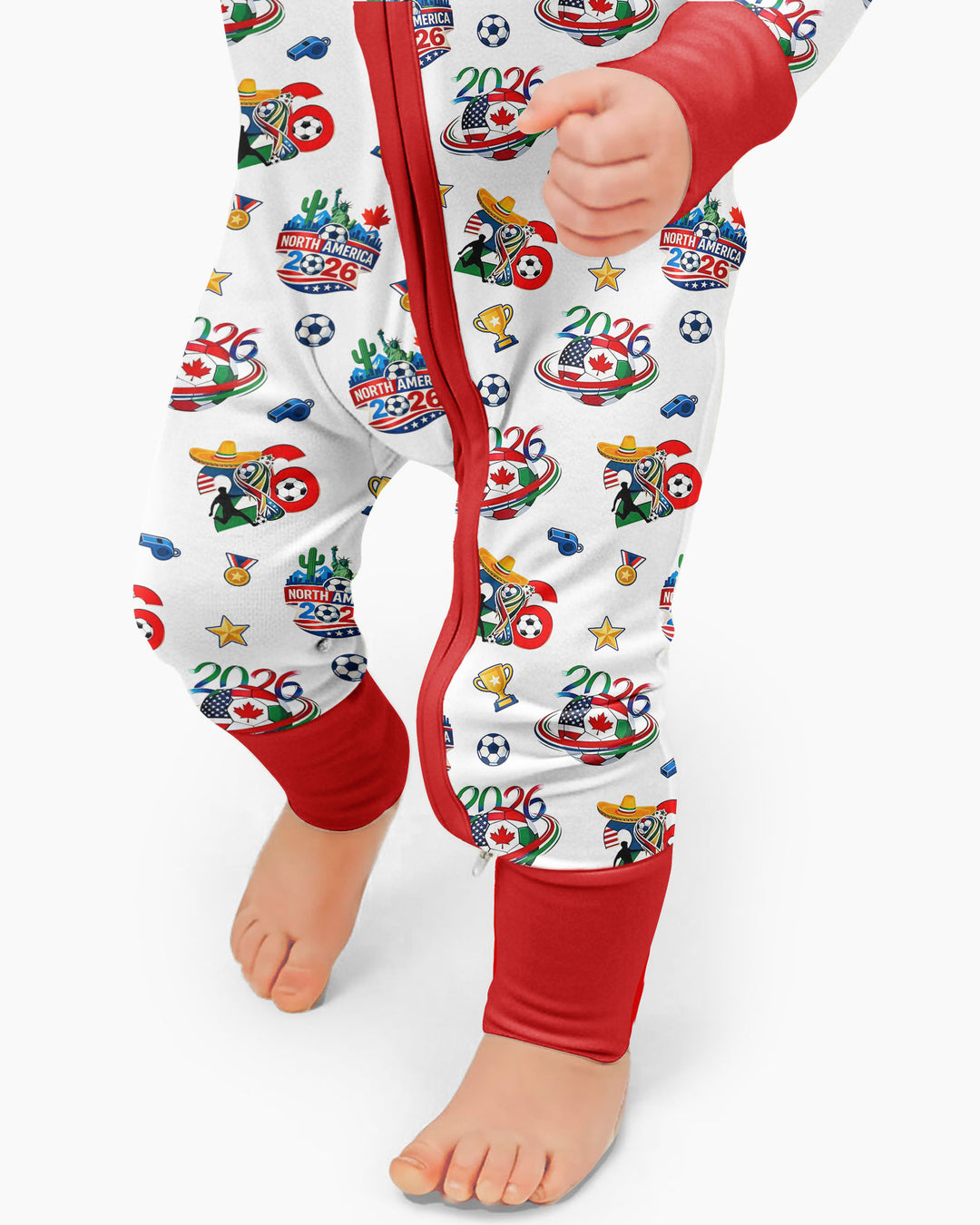World Soccer North America 2026 Family Matching Bamboo Convertible Zippy