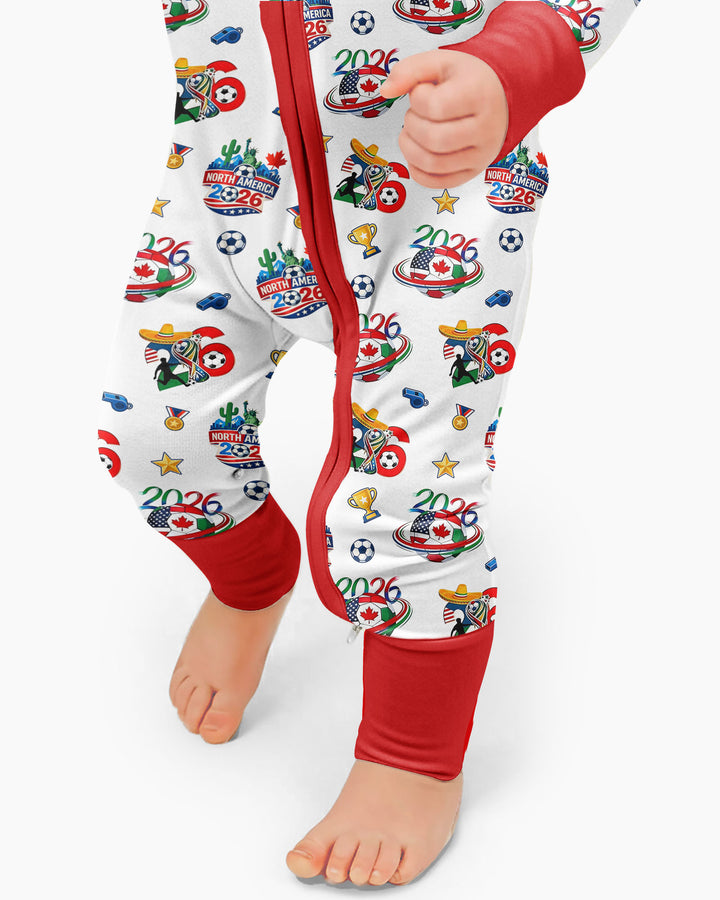 World Soccer North America 2026 Family Matching Bamboo Convertible Zippy
