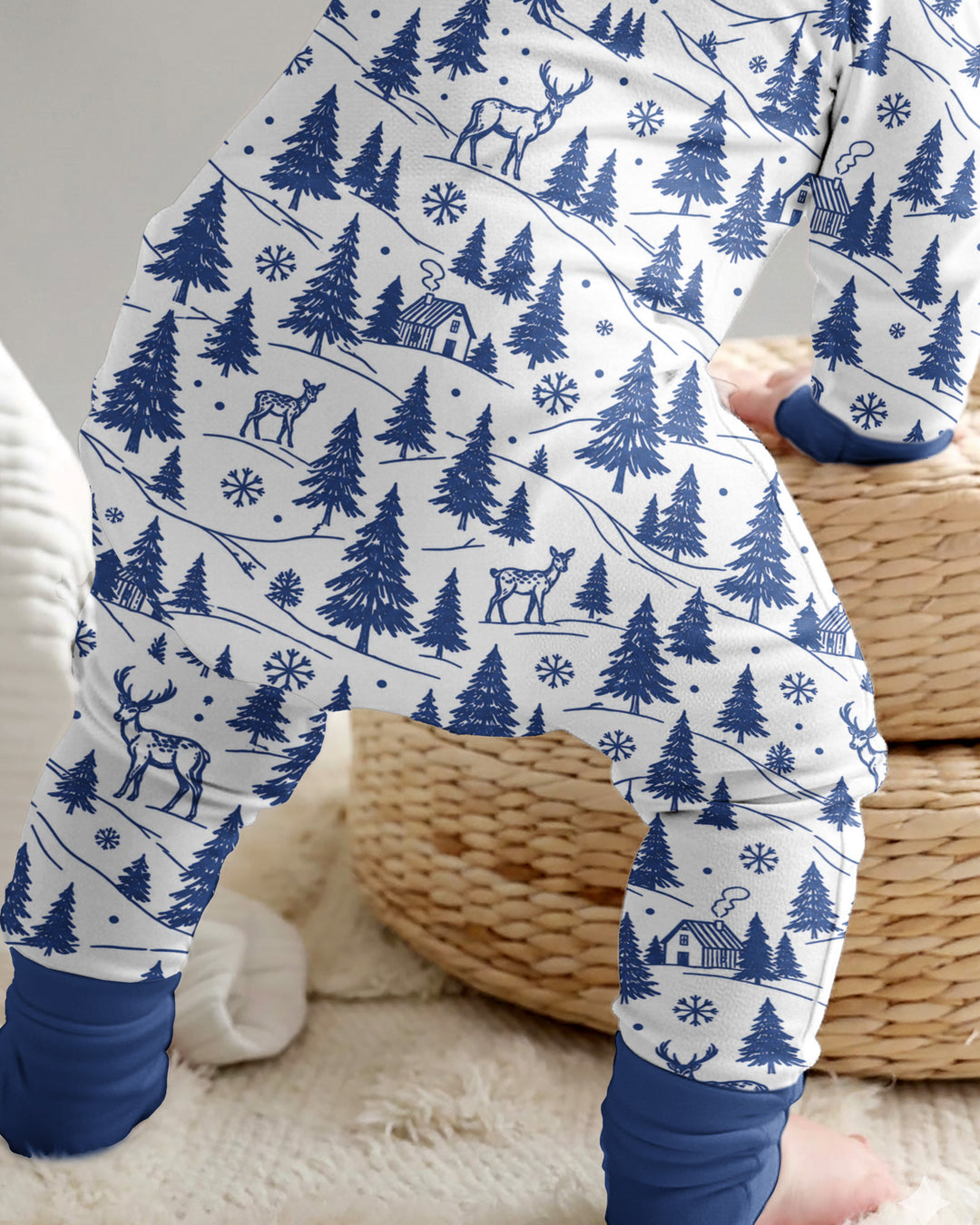 North Pole Train Bamboo Convertible Zippy