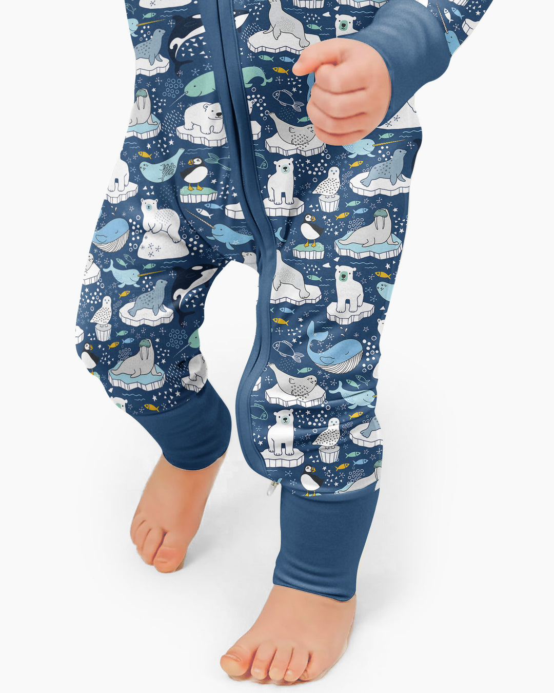 Animal Icebergs Bamboo Convertible Zippy