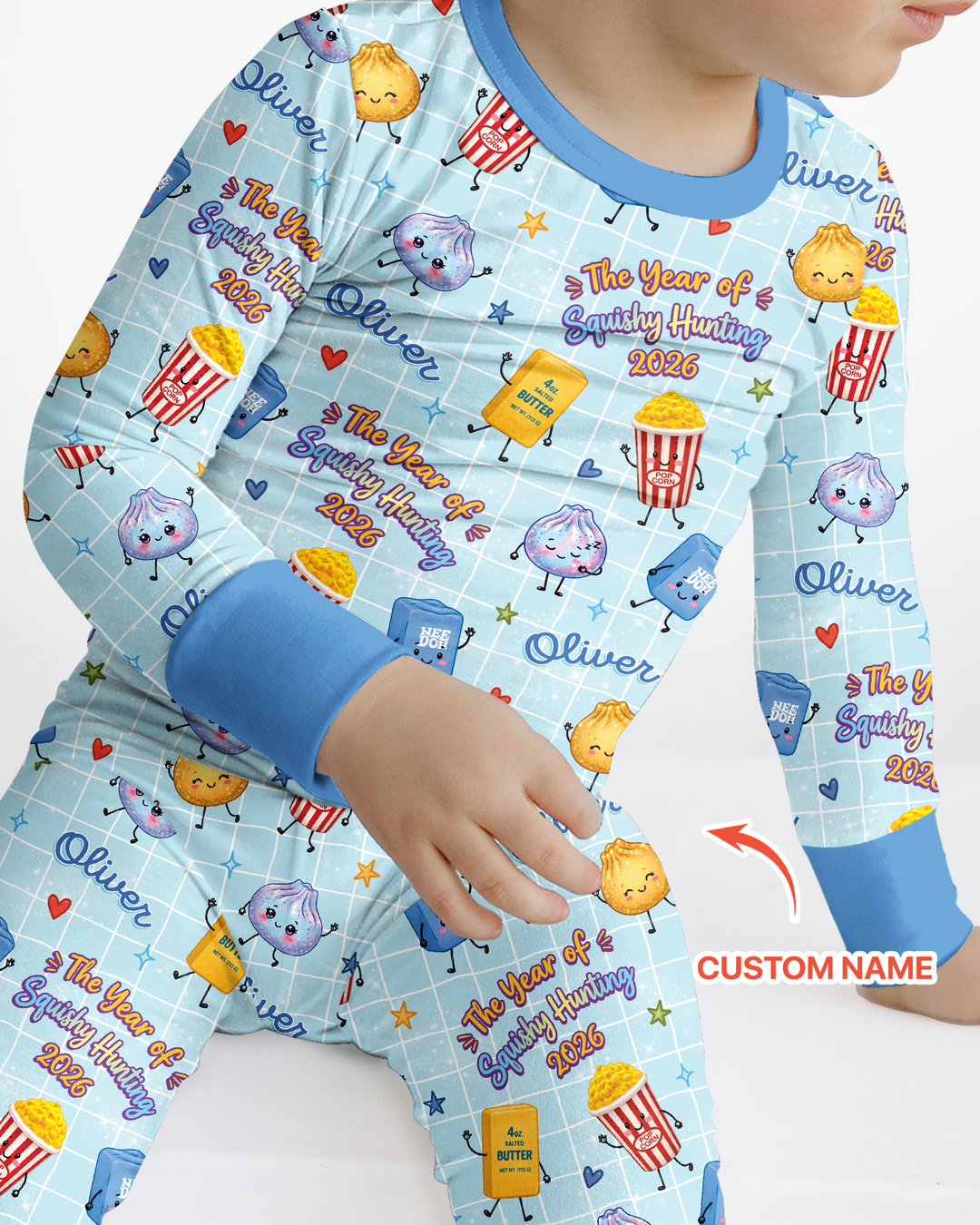 The Year of Squishy Hunting Bamboo Two Piece Long Sleeve Pajama Set