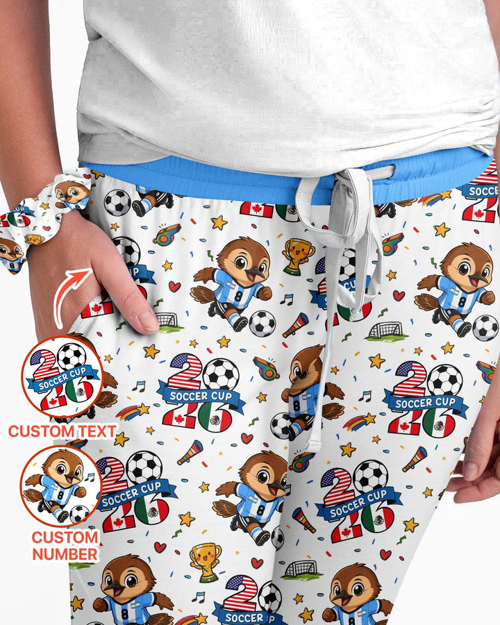 We Are The Champions Soccer Cup 2026 Bamboo Women Pajama Set