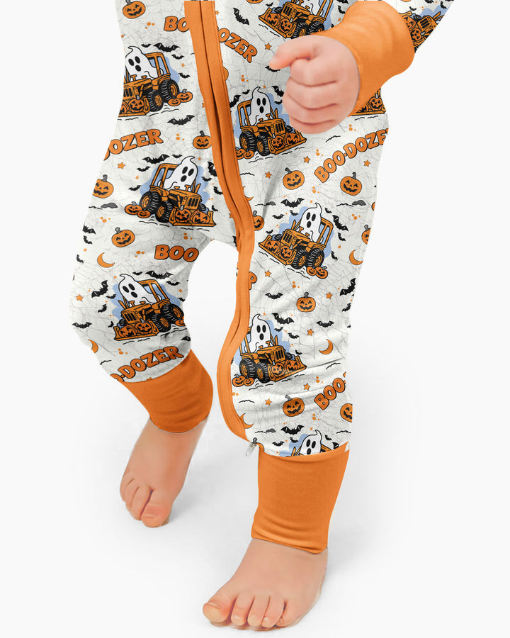 Boo-dozer Halloween Bamboo Convertible Zippy
