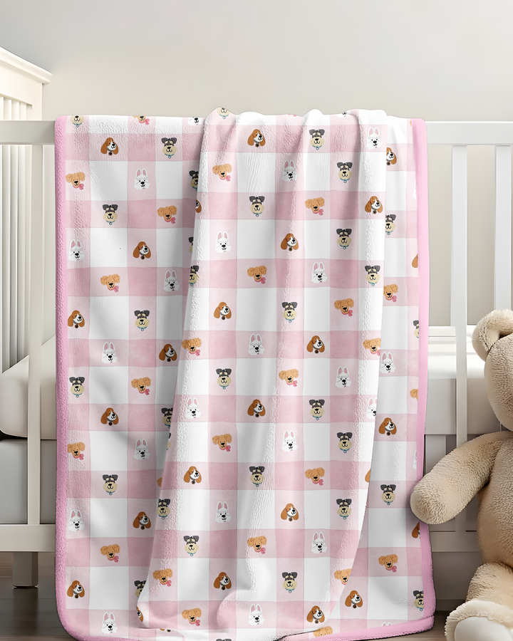 Plaid Pals Family Matching Bamboo Blanket