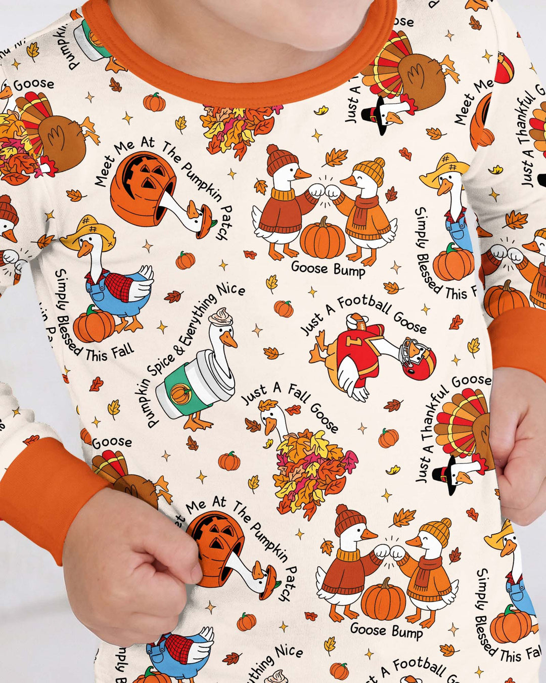 Template Bamboo Two Piece Long Sleeve Pyjamas Set