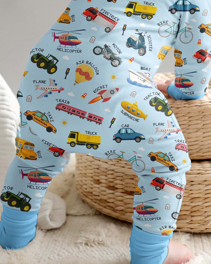 Vehicle Vocabulary Bamboo Convertible Zippy