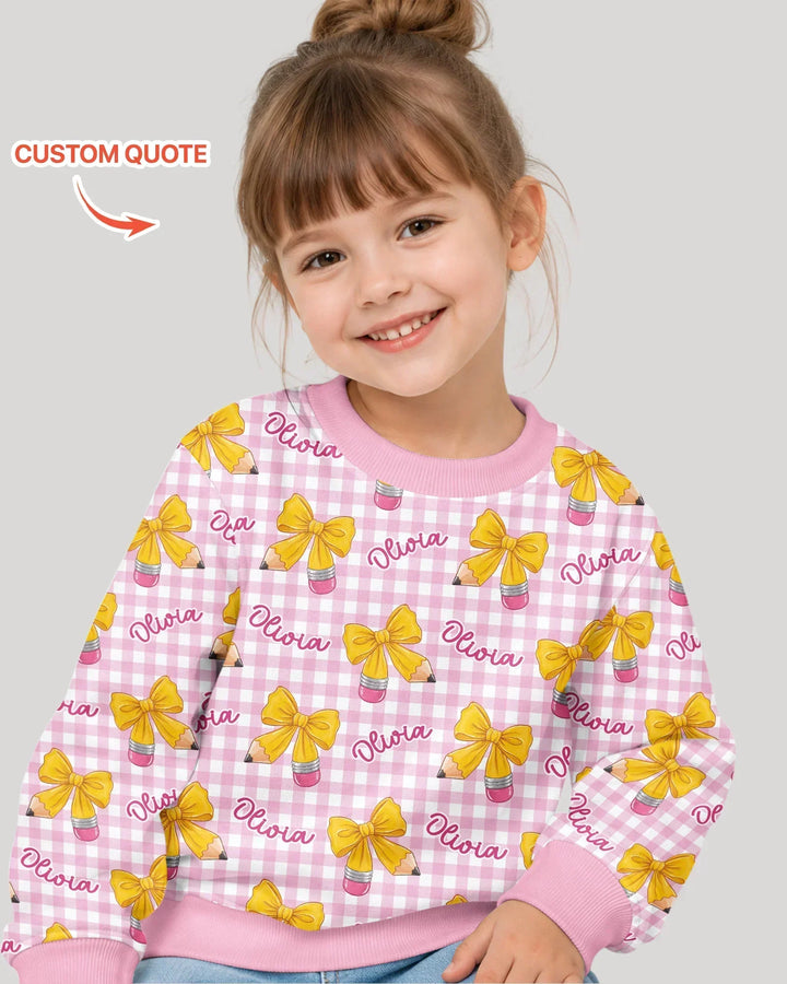 Coquette Back To School Bamboo Crewneck Sweatshirt