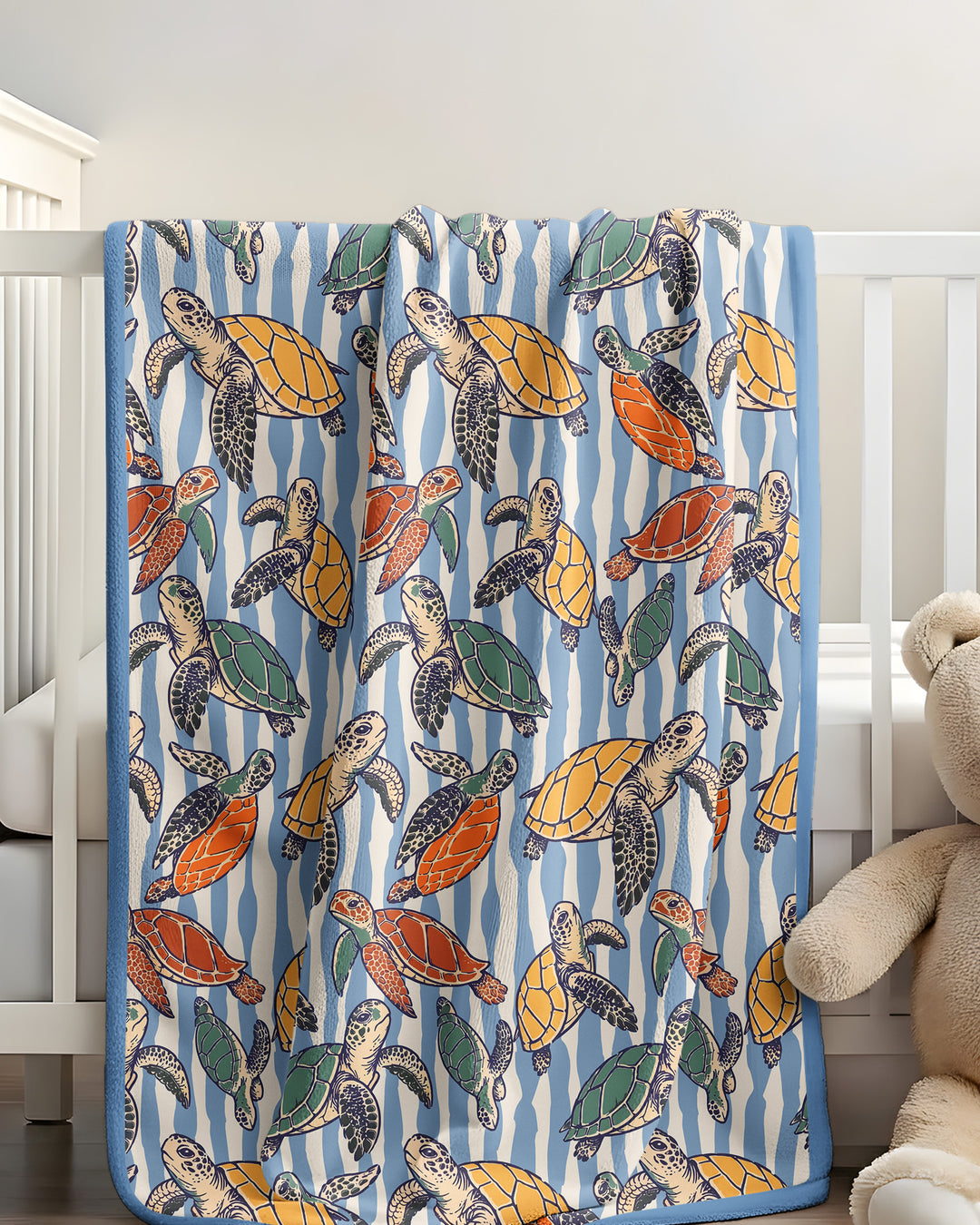 Turtle Bay Family Matching Bamboo Blanket