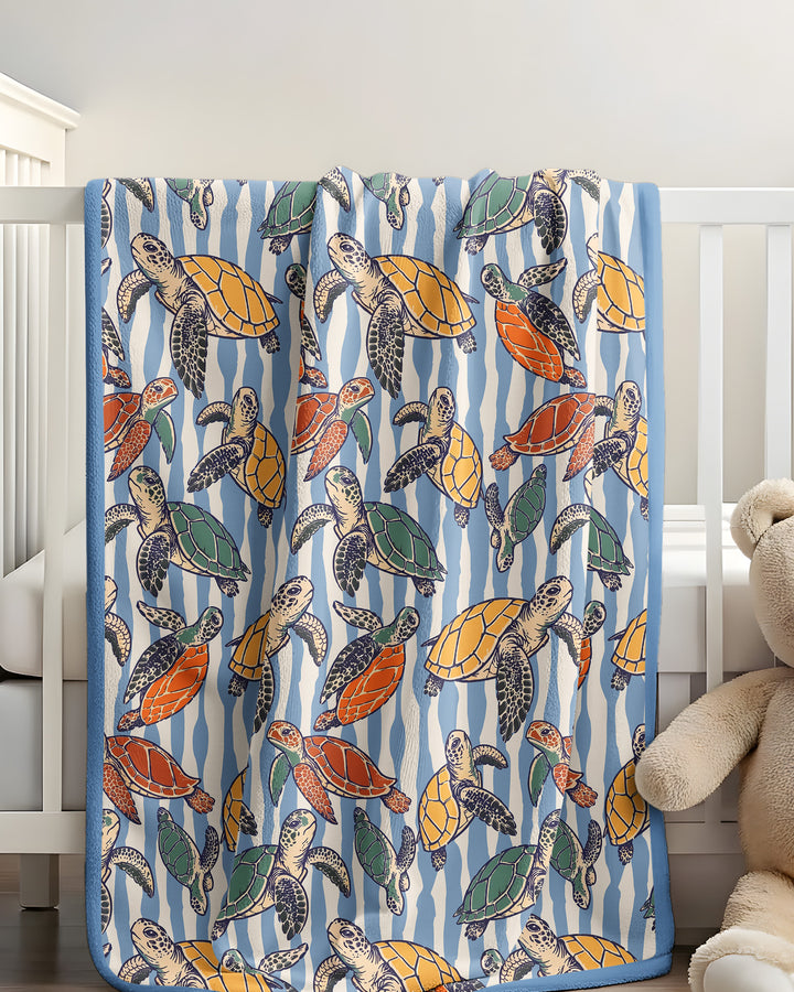 Turtle Bay Family Matching Bamboo Blanket