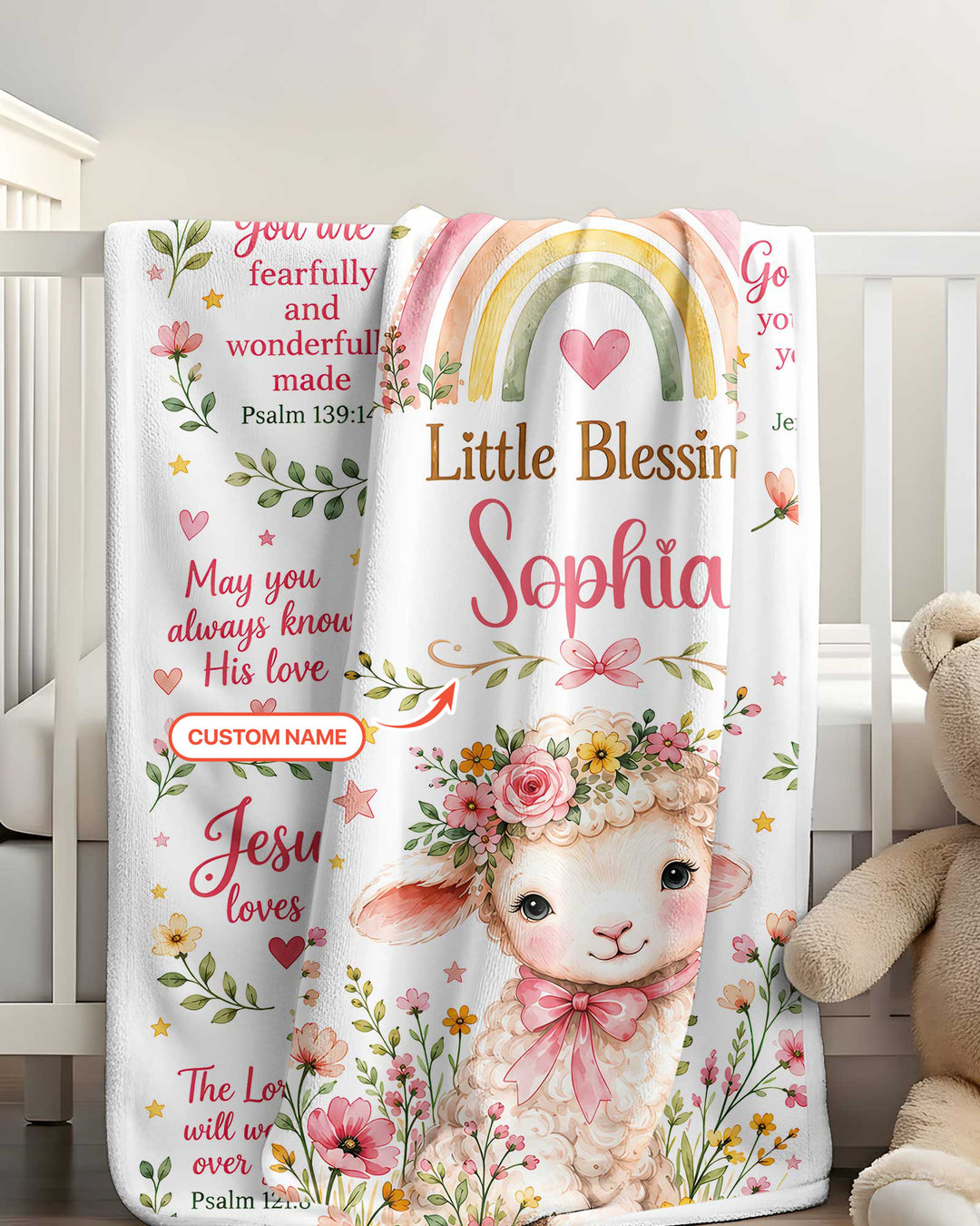Little Blessing Baby Bamboo Blanket