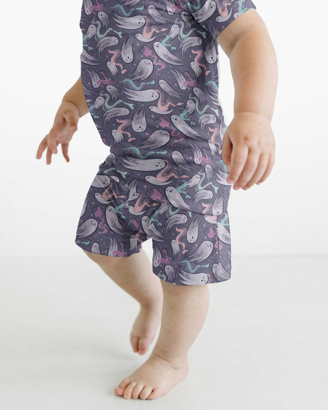Whimsical Spirits Bamboo Two Piece Short Sleeve Shorts Pajama Set