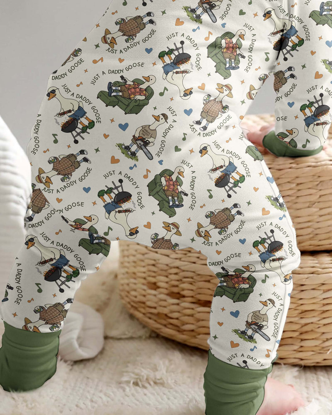 Just A Daddy Goose Family Matching Bamboo Convertible Zippy