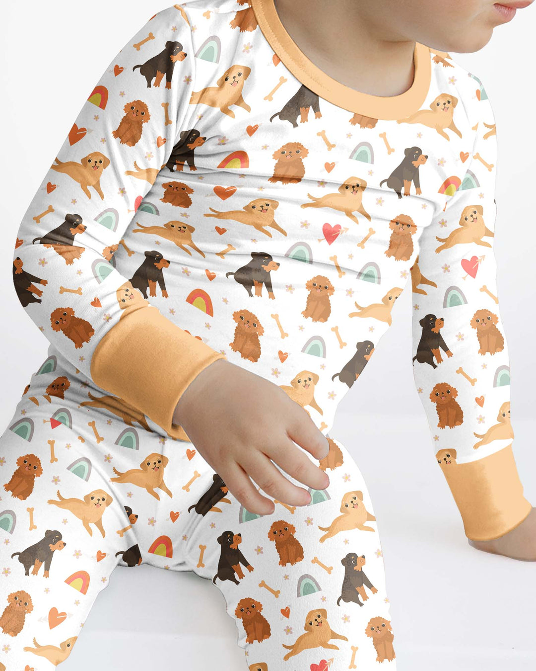 Brown Dogs Bamboo Two Piece Pyjamas Set