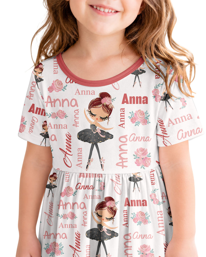 Cute Avatar Bamboo Twirl Dress