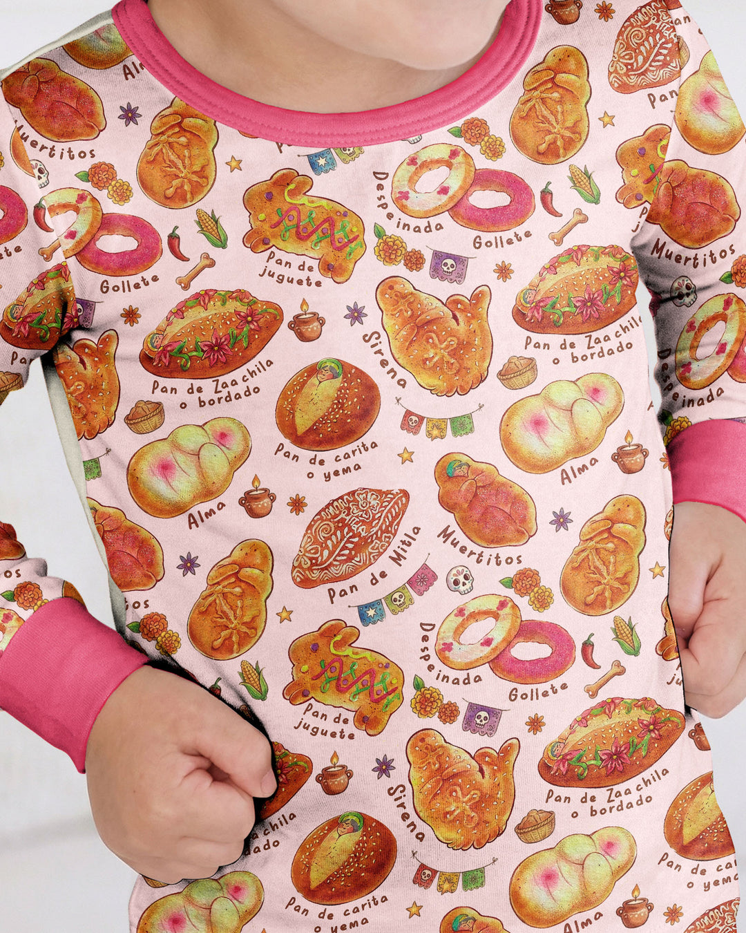Pan Dulce Dreams Bamboo Two Piece Long Sleeve Pajama Set