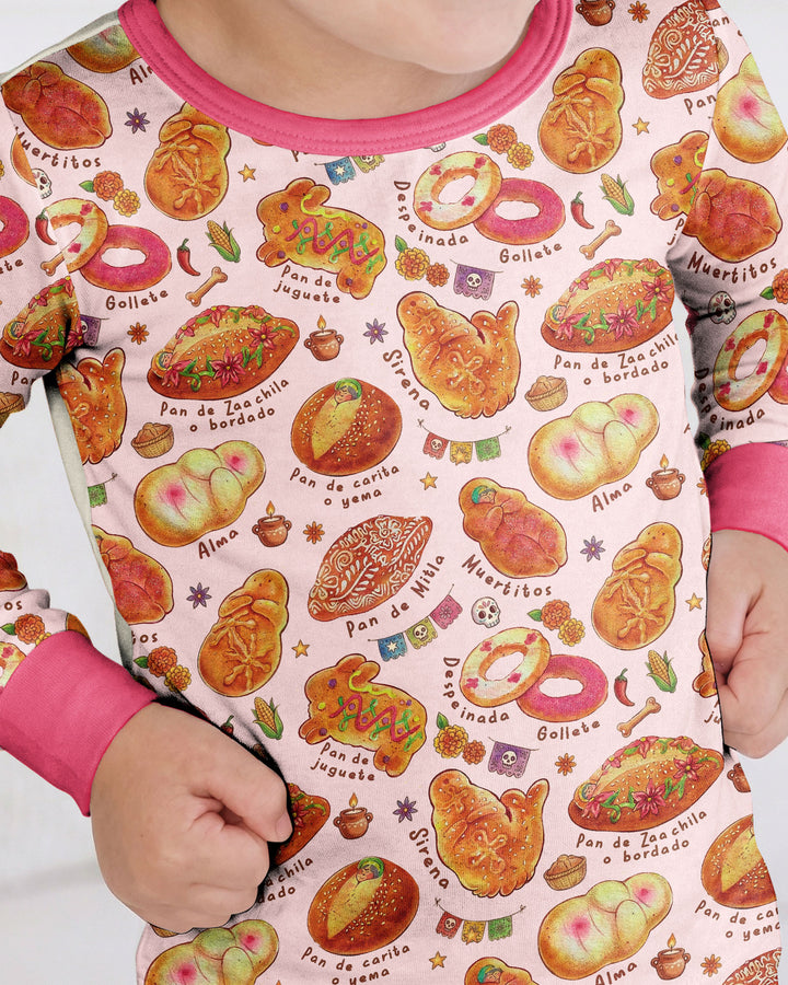 Pan Dulce Dreams Bamboo Two Piece Long Sleeve Pajama Set