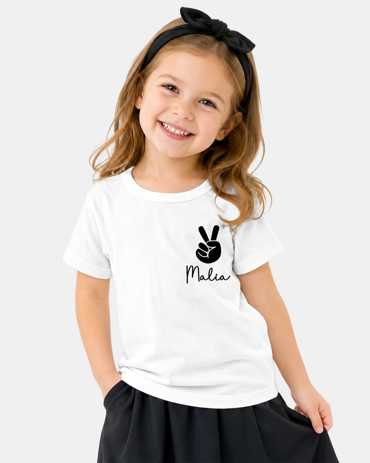 Custom Name First Day of School 2026 Bamboo Crewneck T-Shirt