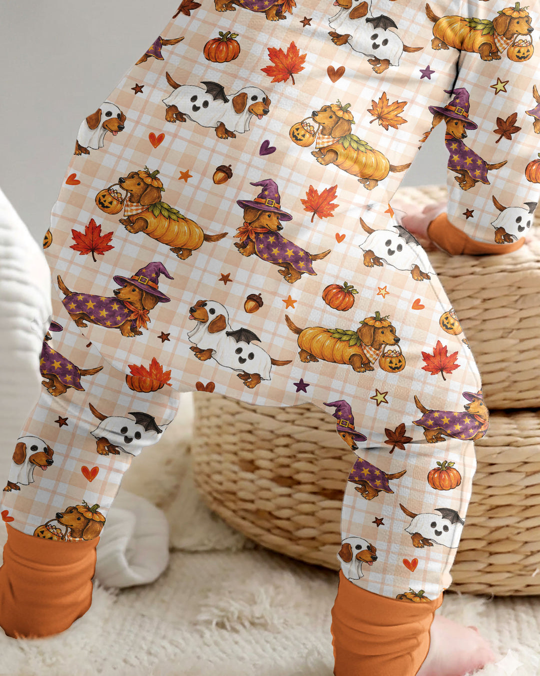 Spooky Dachshund Bamboo Convertible Zippy