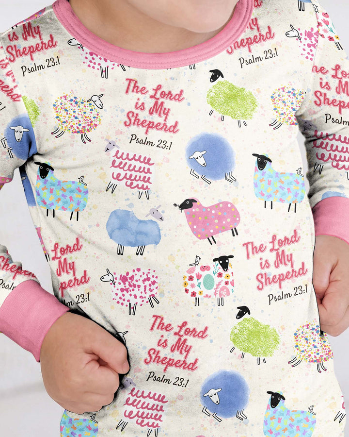 Template Bamboo Two Piece Long Sleeve Pyjamas Set