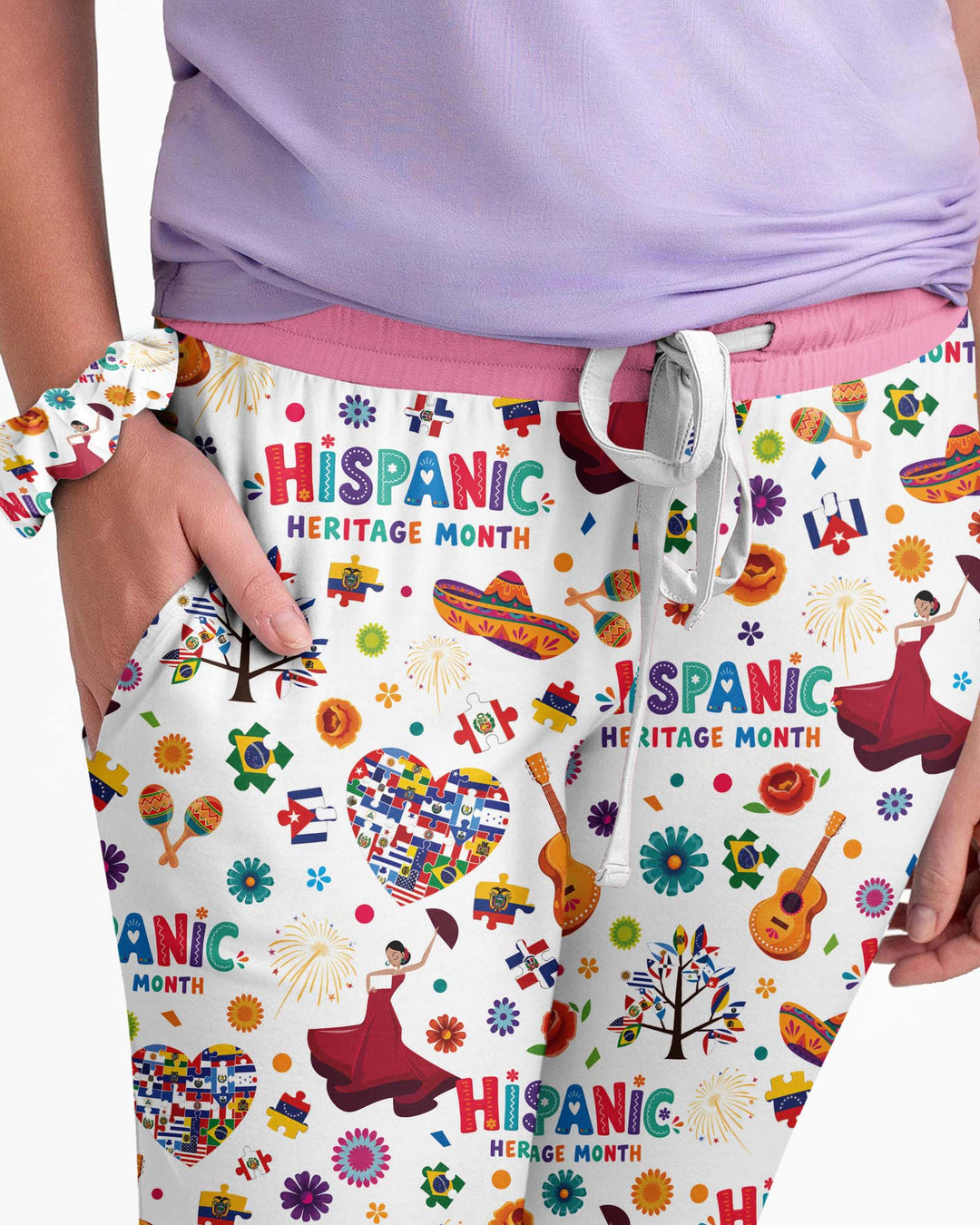 Fiesta Hispanic Heritage Month Bamboo Women Pajama Set