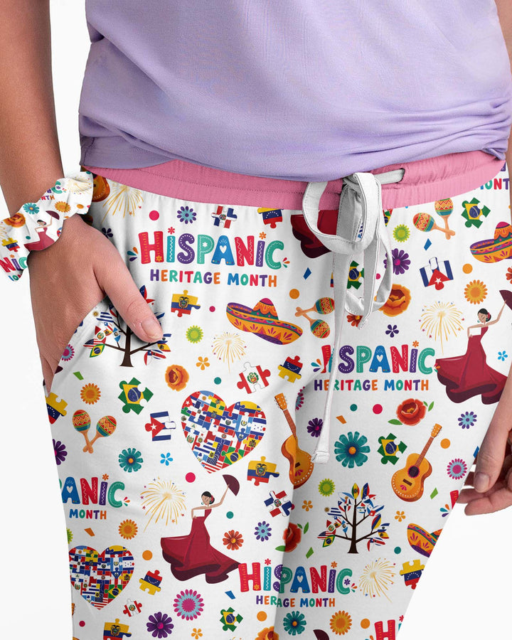 Fiesta Hispanic Heritage Month Bamboo Women Pajama Set