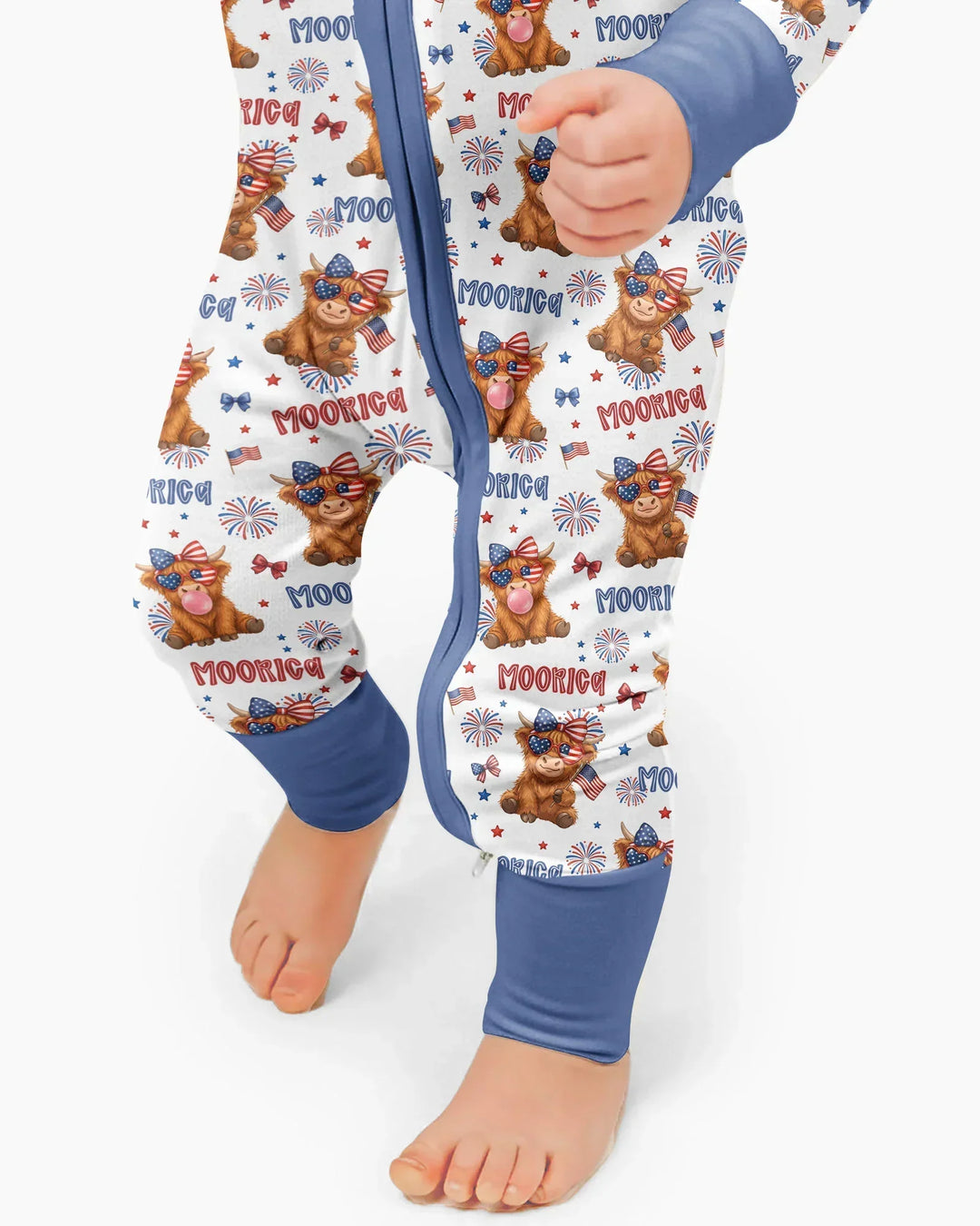 Moo-Rica Cowgirl Bamboo Convertible Zippy