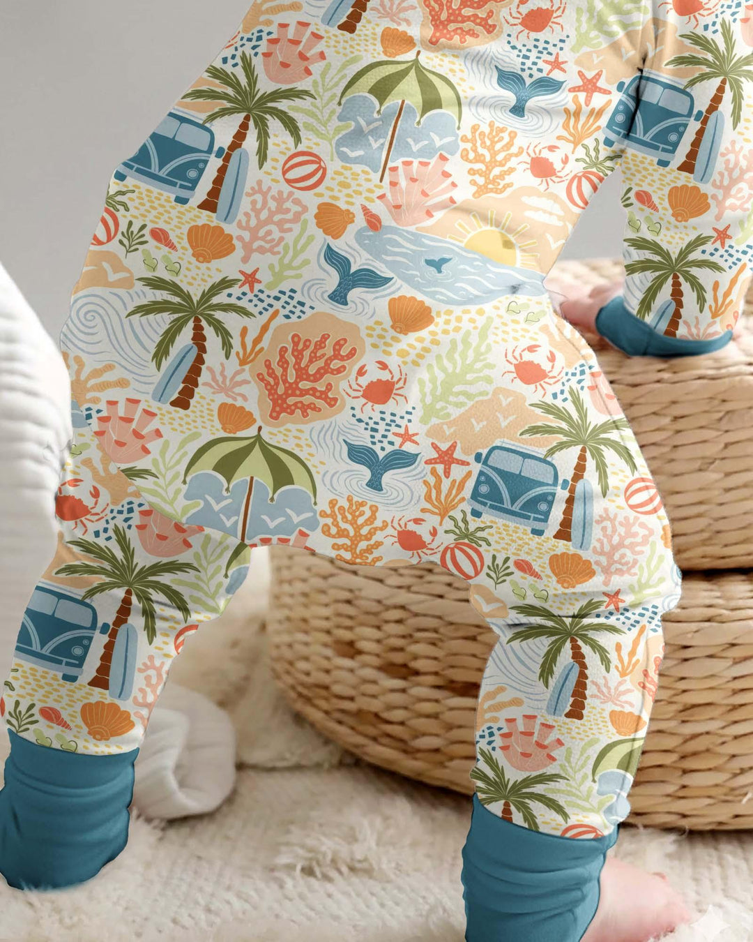 Beachy Boho Bamboo Convertible Zippy