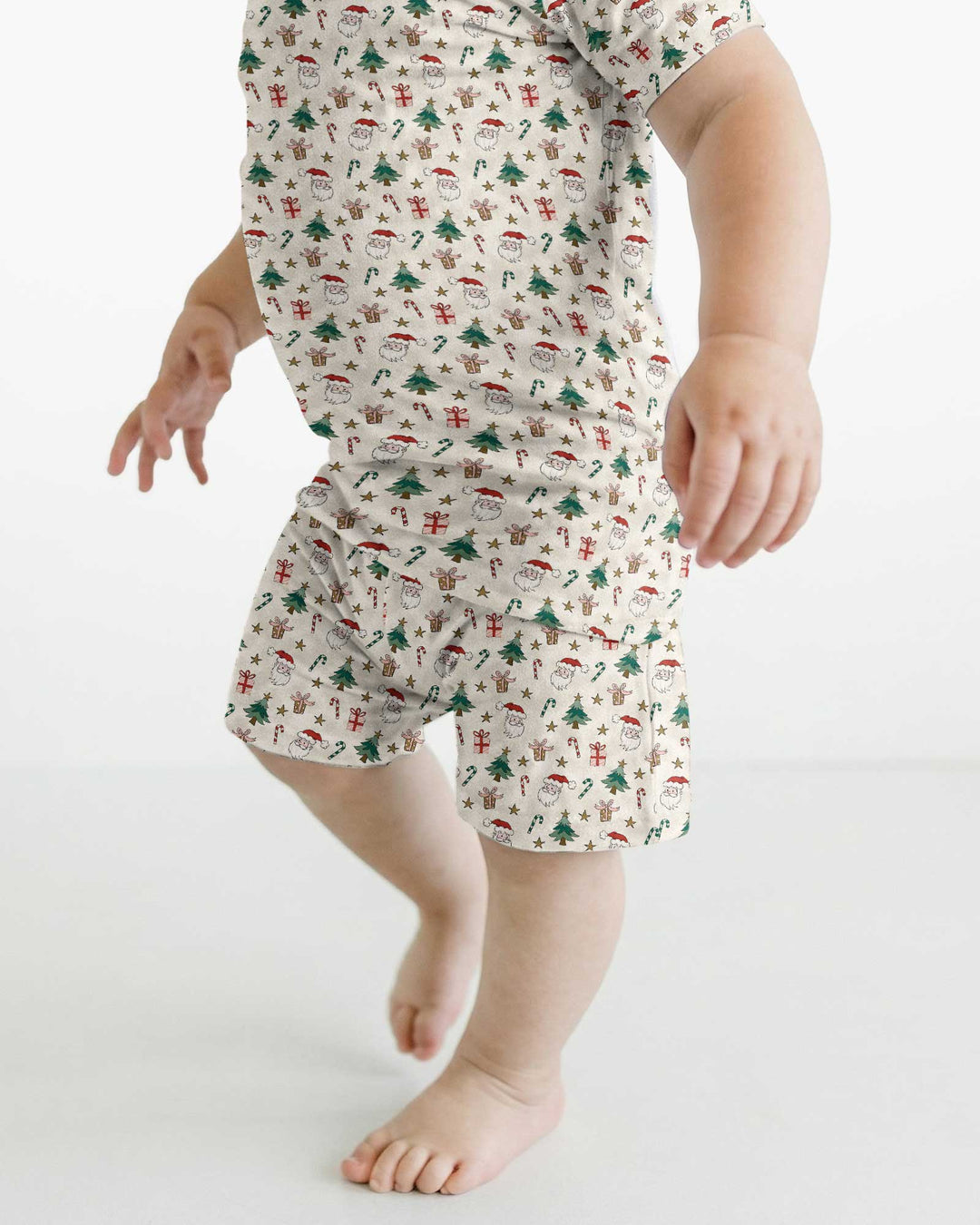 Template Bamboo Two Piece Short Sleeve Shorts Pyjamas Set