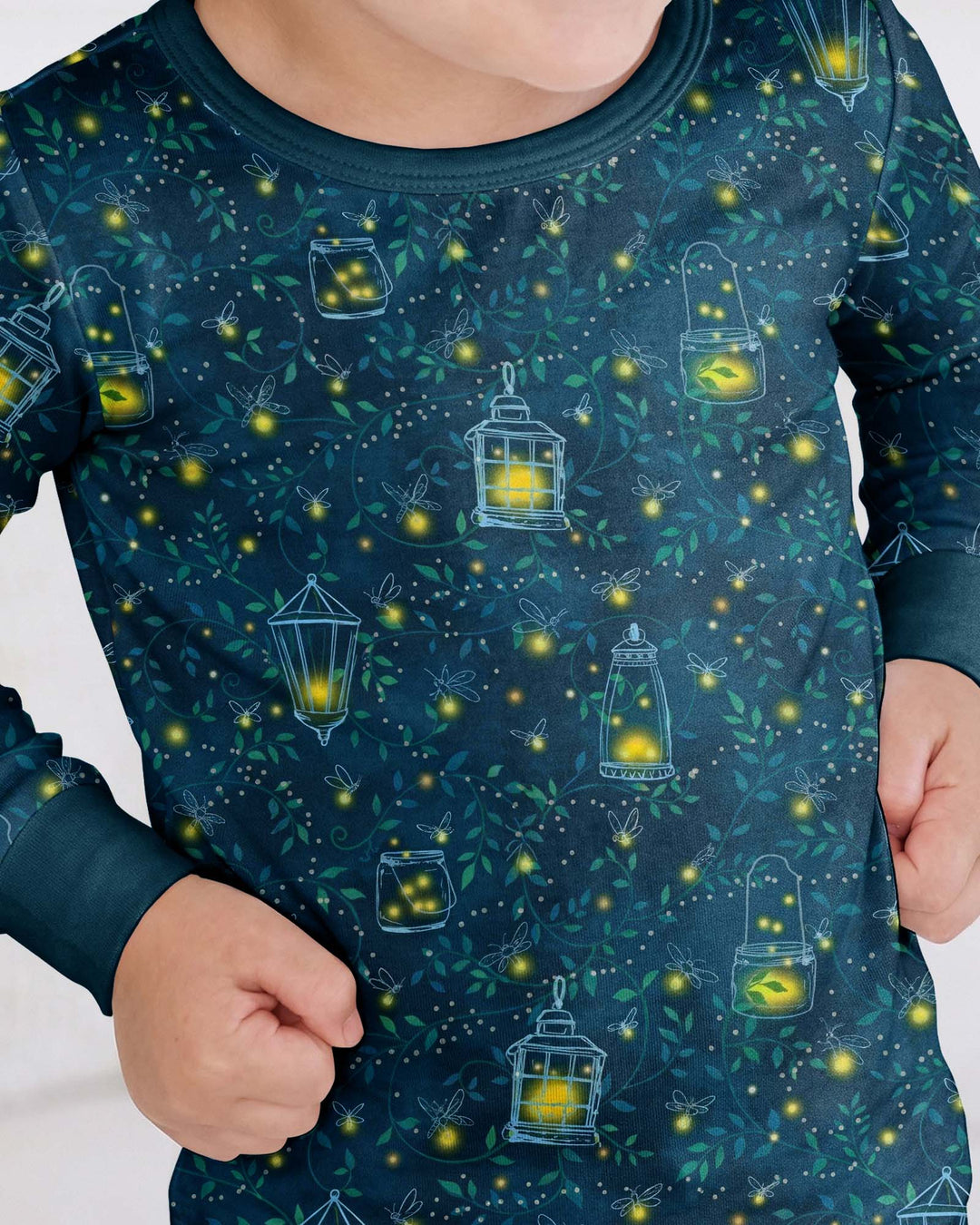 Template Bamboo Two Piece Long Sleeve Pyjamas Set