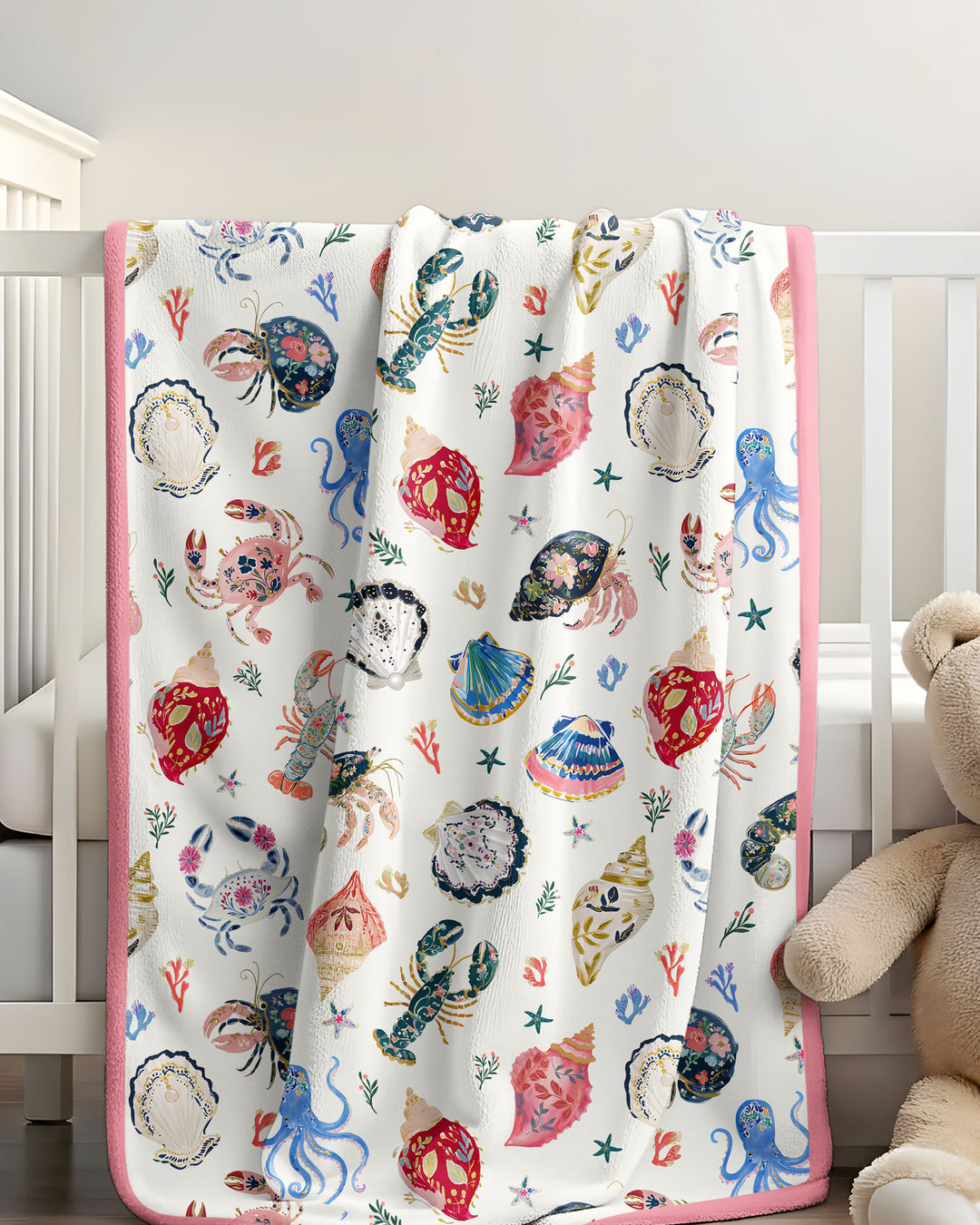 Preppy Coastal Bamboo Blanket